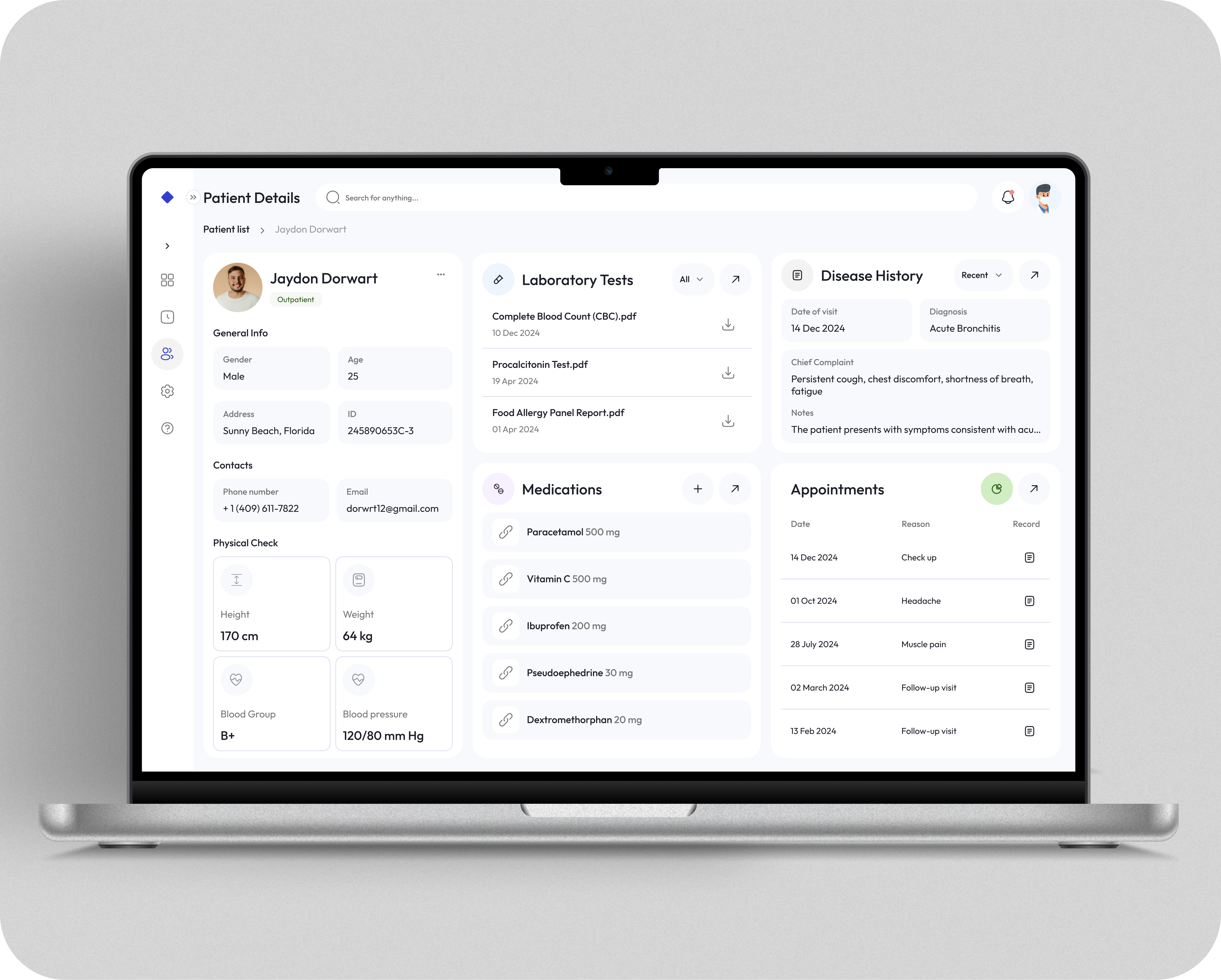 Macbook Pro Mockup Light